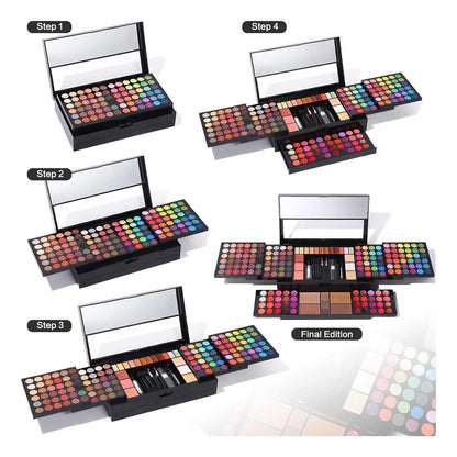 Kit De Maquillaje Profesional 186 Colores Todo En Uno Ideal Para Regalo
