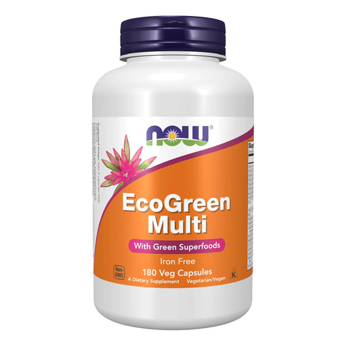 EcoGreen Multi Vitamina 180 Cápsulas Vegetales Con Superalimentos Verdes