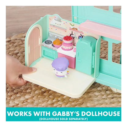 Gabby's Dollhouse Bakey Bakey Cakey Kitchen Juego De Cocina Mágica Con Cakey Cat Y Accesorios Sorpresa