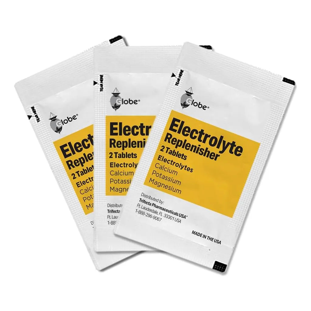 Tabletas De Electrolitos Globe Hidratacion Rapida 500 Unidades Portatil