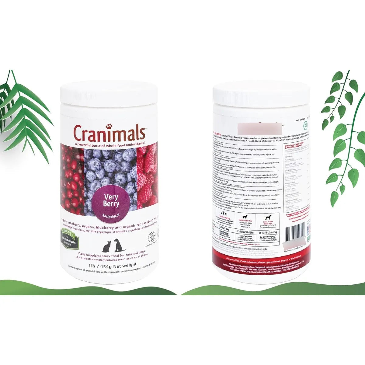 Superalimento Antioxidante En Polvo VeryBerry Para Perros Y Gatos Refuerzo Natural Con Bayas
