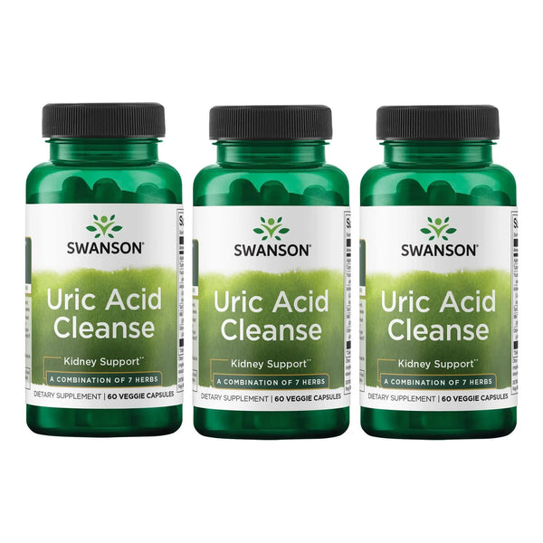 Limpieza Acido Urico Apoyo Renal 7 Hierbas Naturales 180 Capsulas