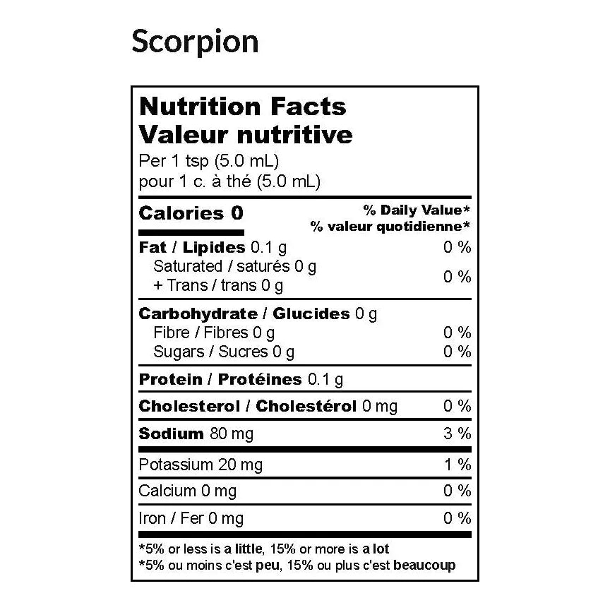 Salsa Picante Scorpion 170 G Sabor Intenso Y Picante