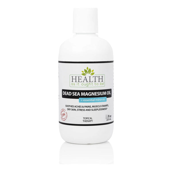 Aceite De Magnesio Del Mar Muerto Alivia Dolores Mejora Sueño 8 Onzas