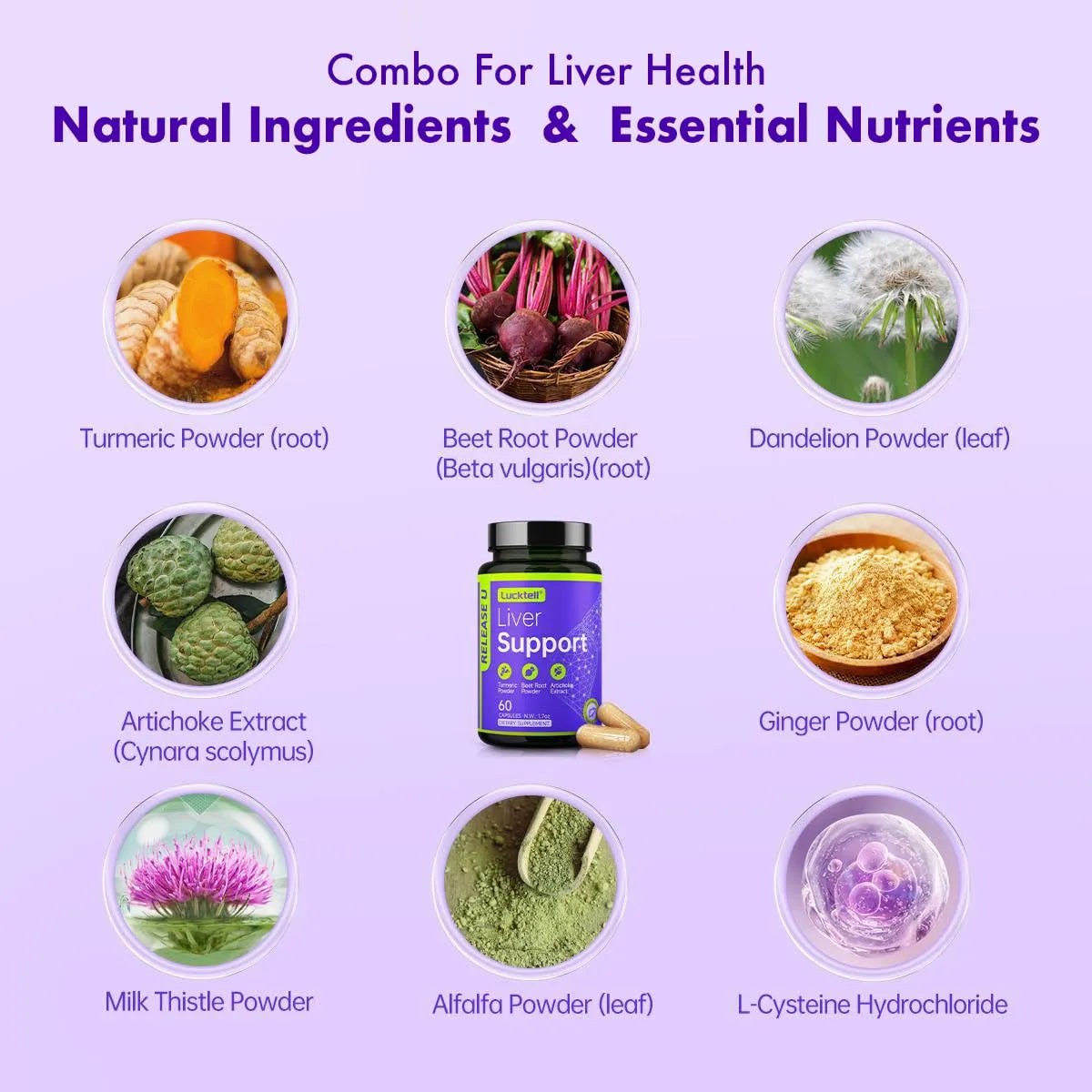 Suplemento Hepatico Natural 60 Capsulas Limpieza Y Proteccion Del Higado