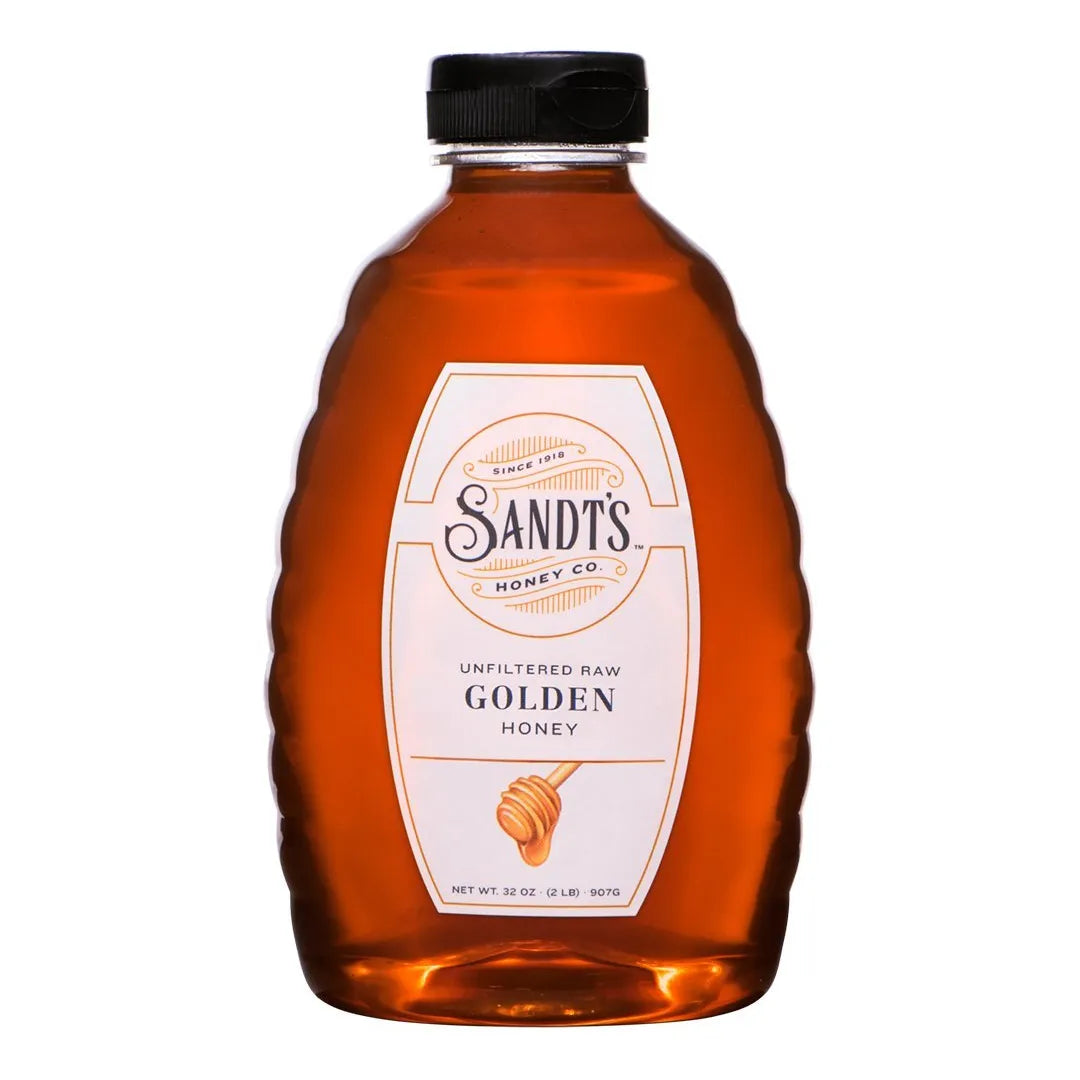 Miel Cruda Pura Sin Filtrar Sandts Honey 907 G Endulzante Natural