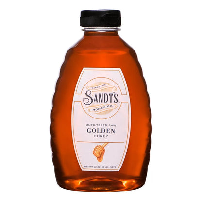 Miel Cruda Pura Sin Filtrar Sandts Honey 907 G Endulzante Natural