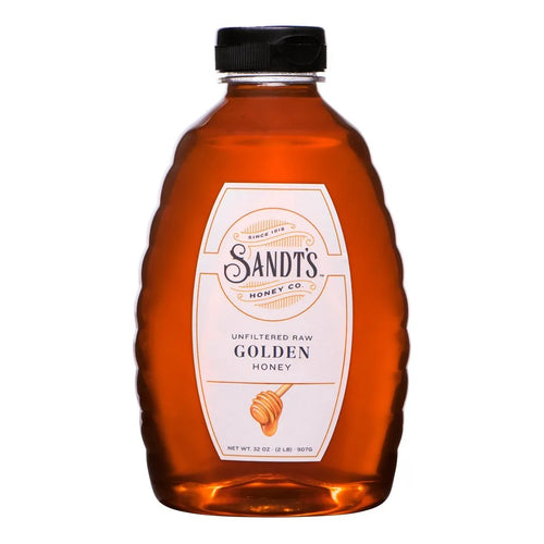 Miel Cruda Pura Sin Filtrar Sandts Honey 907 G Endulzante Natural