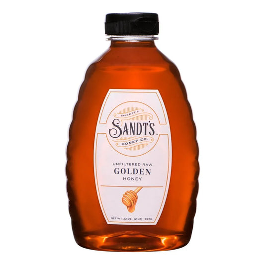 Miel Cruda Pura Sin Filtrar Sandts Honey 907 G Endulzante Natural