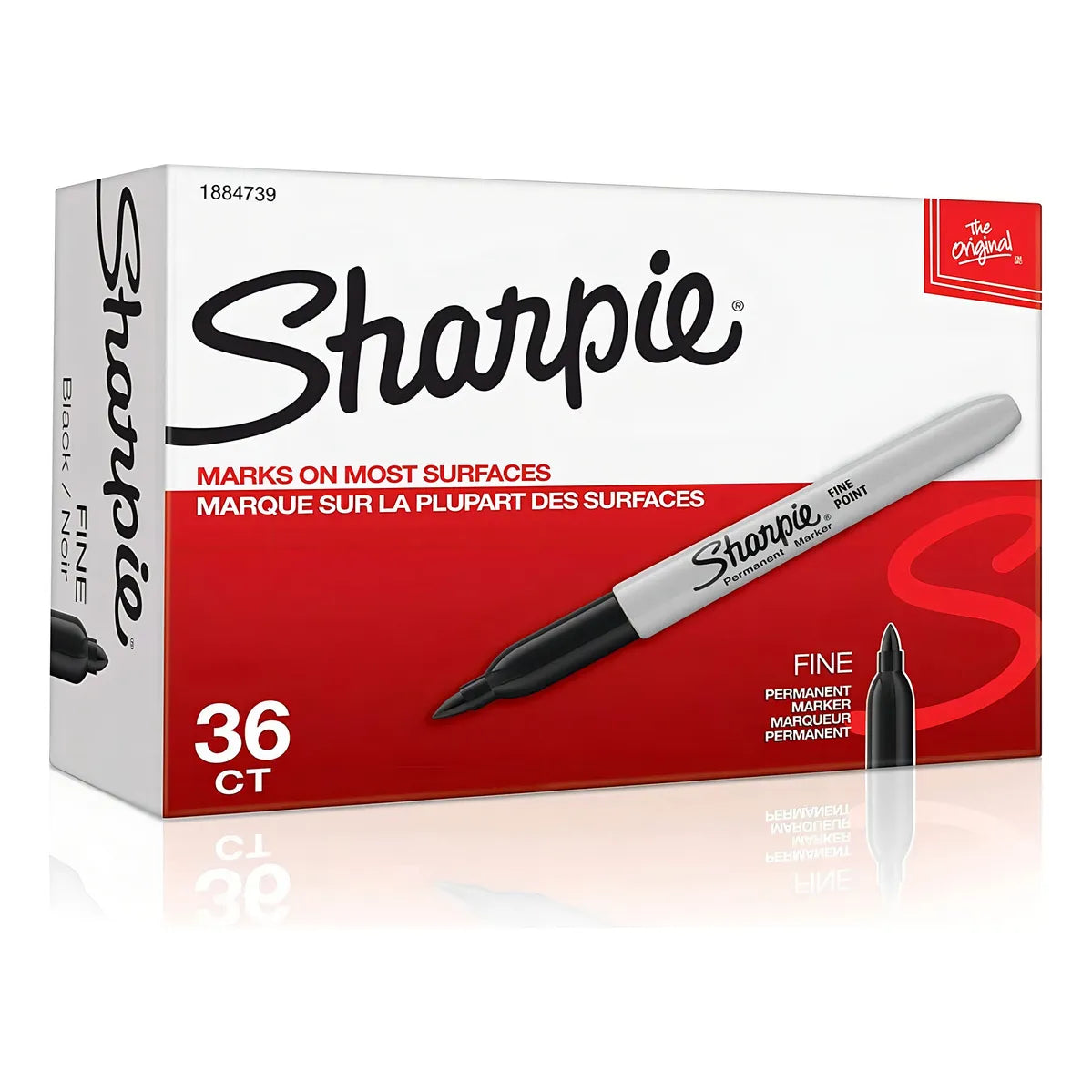 Marcador Permanente Negro Sharpie X36 Unidades Tinta Duradera Y Precisión