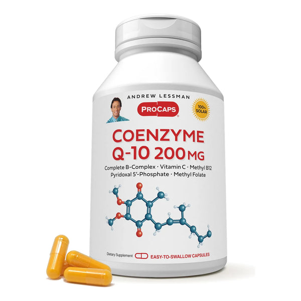 Capsulas De Coenzima Q10 100 Unidades Energia Antioxidante Pura Sin Aditivos