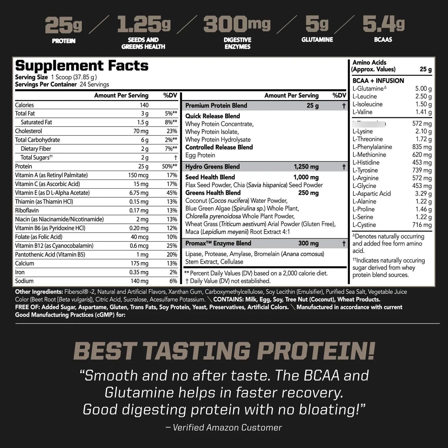 Proteína Sports Amplify XL Premium Sabor Fresa Para Músculo Y Recuperación
