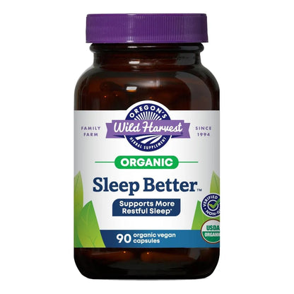 Suplemento Orgánico Para Mejorar Sueño 90 Cápsulas Sleep Better