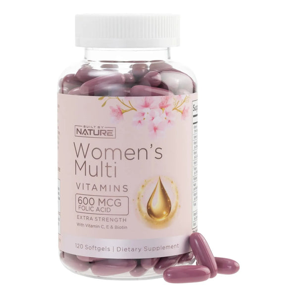 Multivitaminico Mujeres Vitaminas A B C D E Hierro Calcio Magnesio Energia Piel