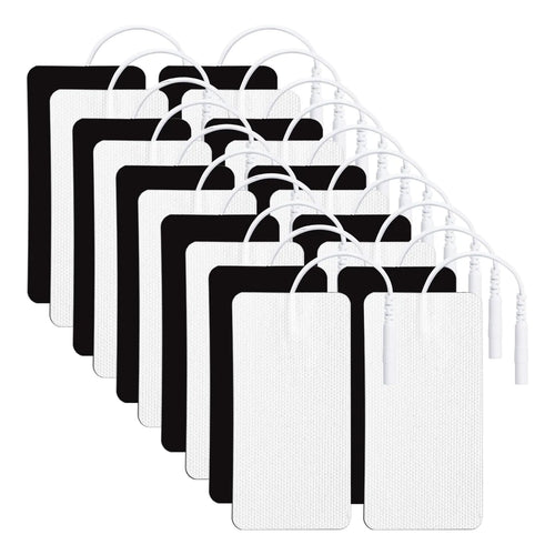 Masajeador Tens 20 Almohadillas Autoadhesivas Reutilizables Para Alivio Muscular