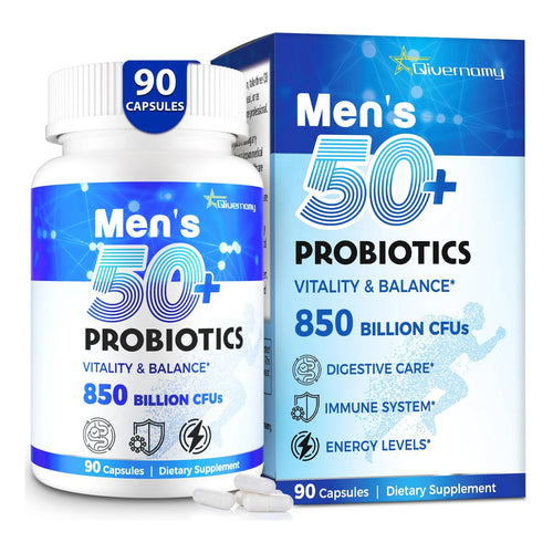 Probióticos Avanzados Hombre 50+ Apoyo Intestinal Y Energía 850 Mil Millones UFC