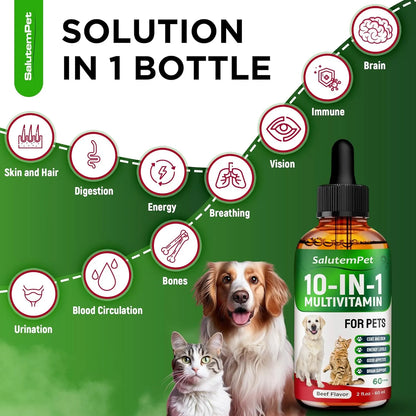 Multivitaminas Esenciales Para Perros Y Gatos Mezcla Nutriti Importado Estados Unidos