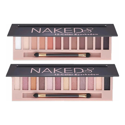 Paleta Sombras Ojos BestLand 2 Pcs 24 Colores Matte Shimmer Impermeable