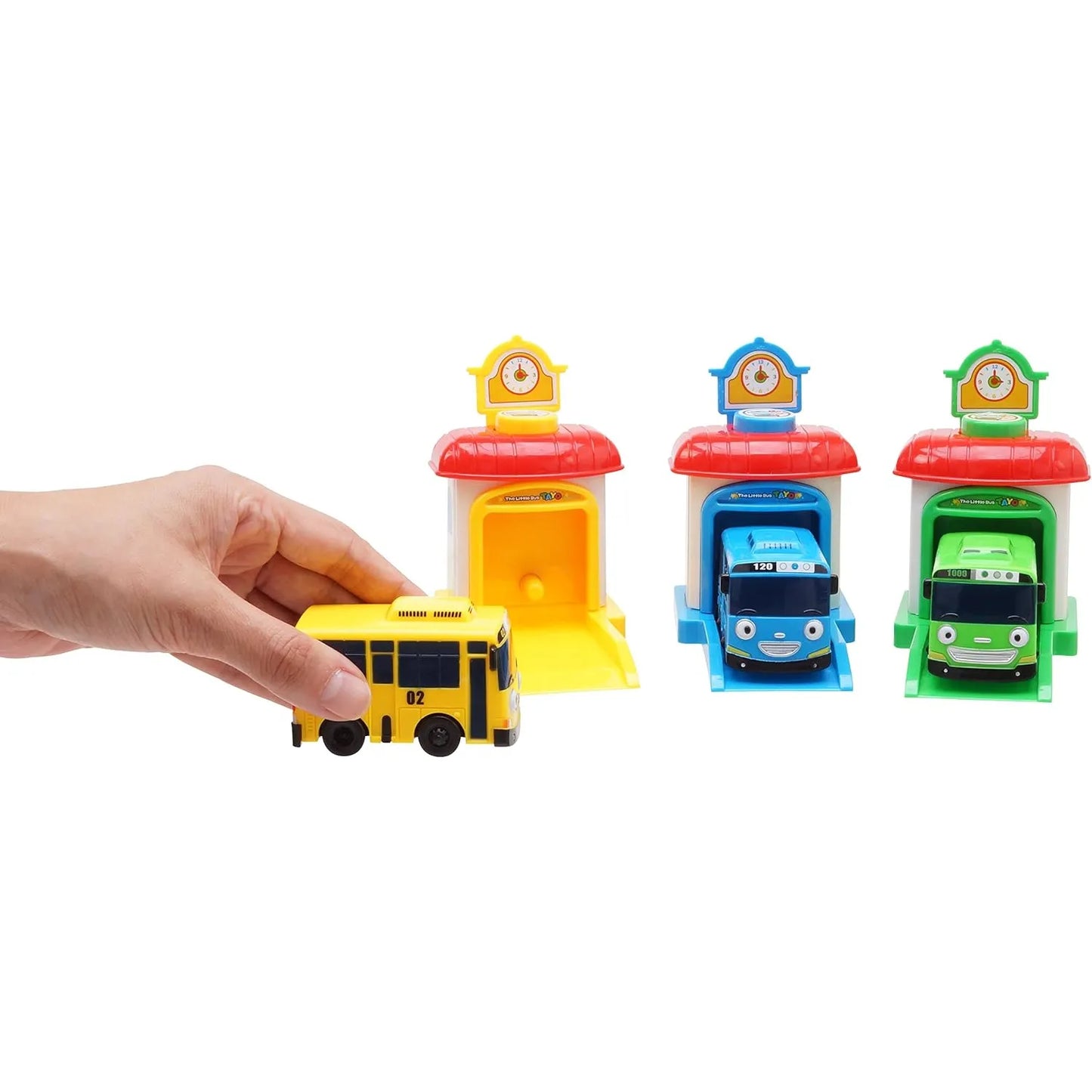 Tayo Pequeño Autobús Con Estación Lanzadora Set Rogi Tayo Rani Diversión y Aprendizaje