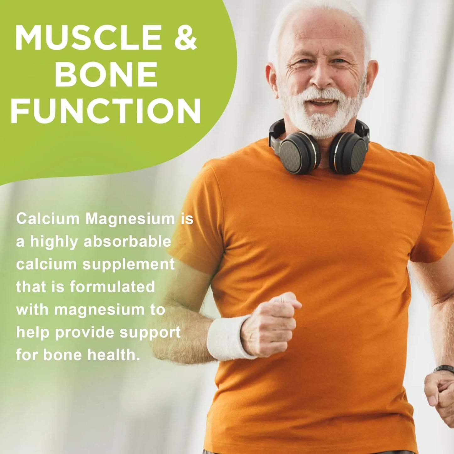 Gomitas De Calcio Magnesio Zinc Vitamina D3 Salud Ósea Muscular Sin Azúcar