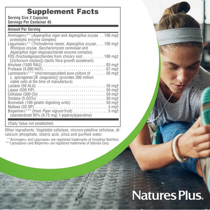 Cápsulas Digestivas Con Enzimas Probióticos Aminó Mejora Tu Salud Intestinal