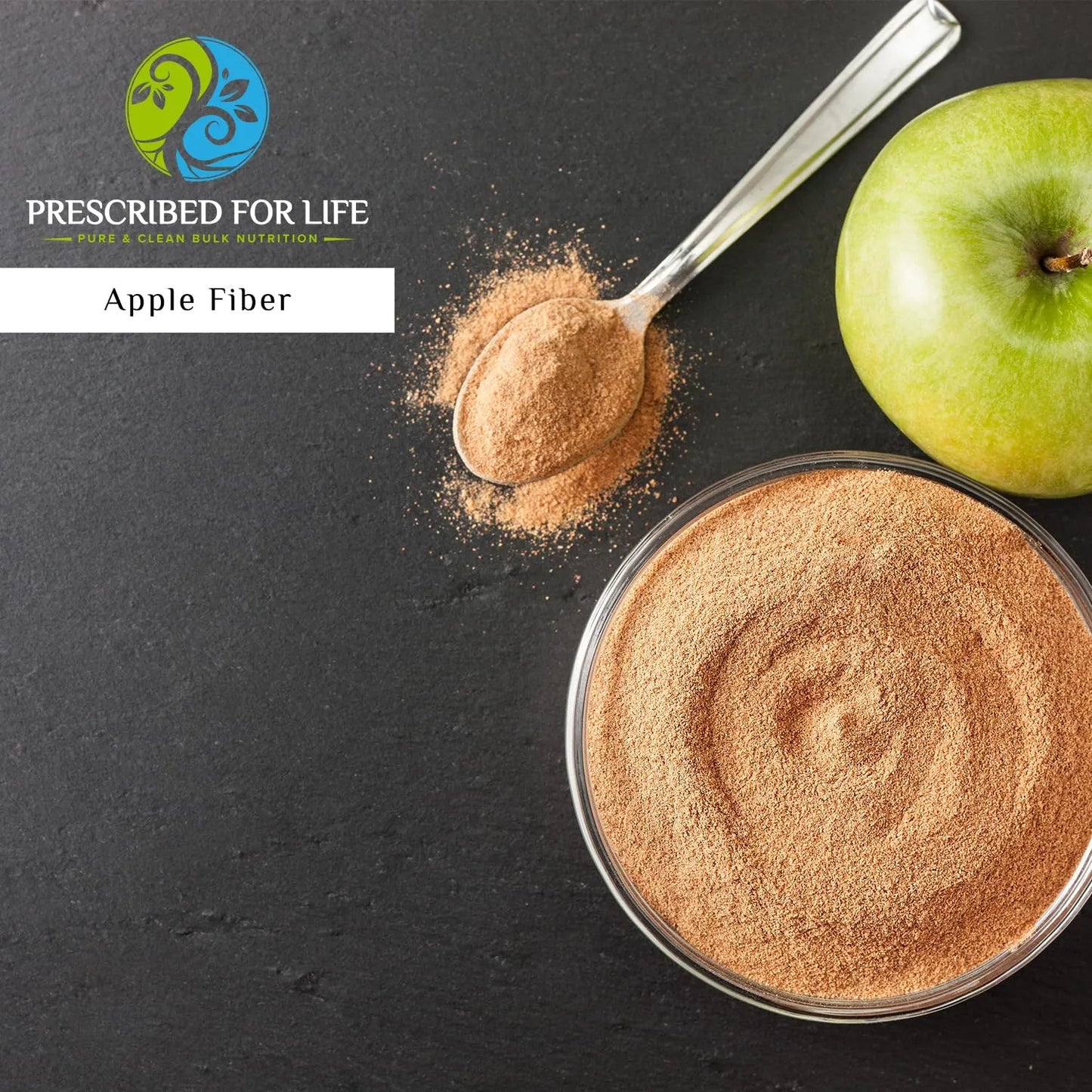 Polvo De Fibra De Manzana Pectina Natural Para Salud Digestiva Vegano Sin Gluten 2.2 Lbs