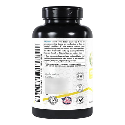 Capsulas Cascara Psyllium 1500 Mg 240 Unidades Suplemento Alto Fibra Sin Gluten Vegano