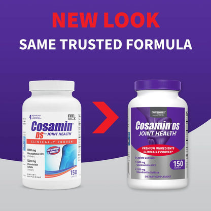 Capsulas De Glucosamina Y Condroitina Cosamin DS Salud Articular 150 Capsulas