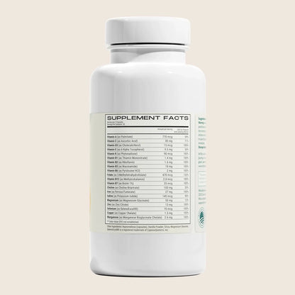 Multivitaminas Prenatales Folato Colina Apoyo Embarazo Desarrollo Fetal 60 Capsulas