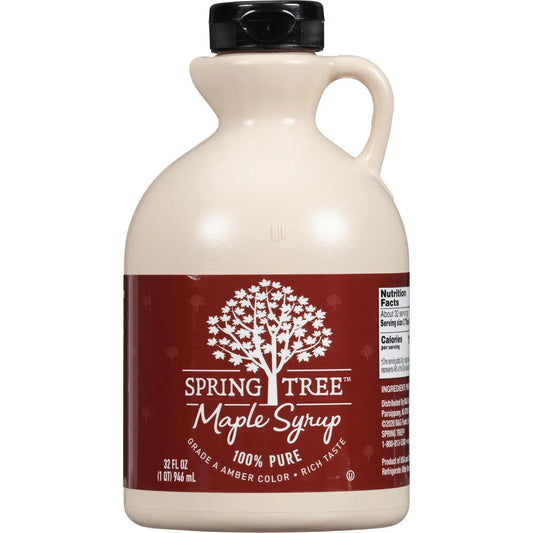 Jarabe De Arce Puro 100 Ámbar Grado A 946 Ml Endulzante Natural Saludable