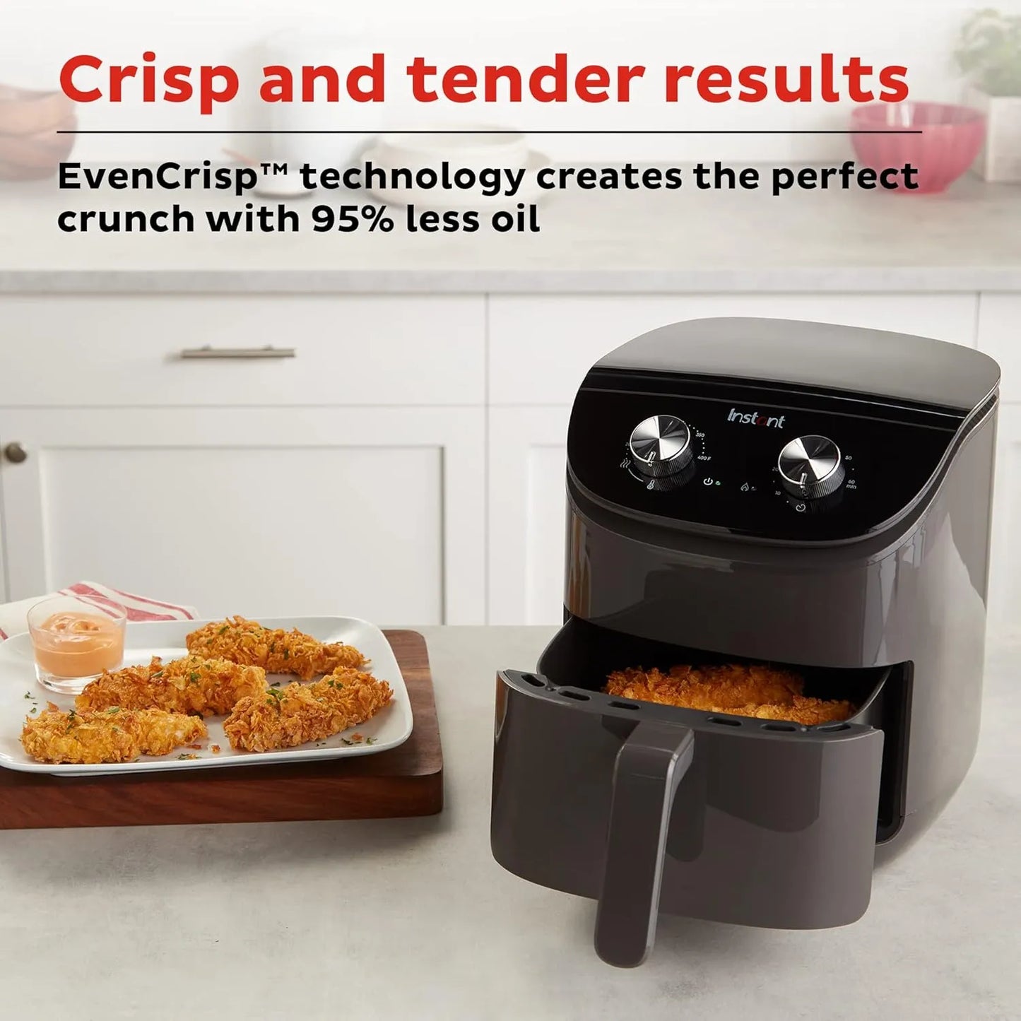 Freidora De Aire 4 Litros EvenCrisp Cocina Saludable Rapida Y Facil