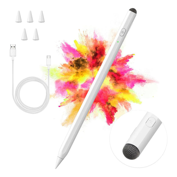 Lápiz Óptico 2 En 1 Para iPad Carga Rápida Compatible Con Pro Air Mini