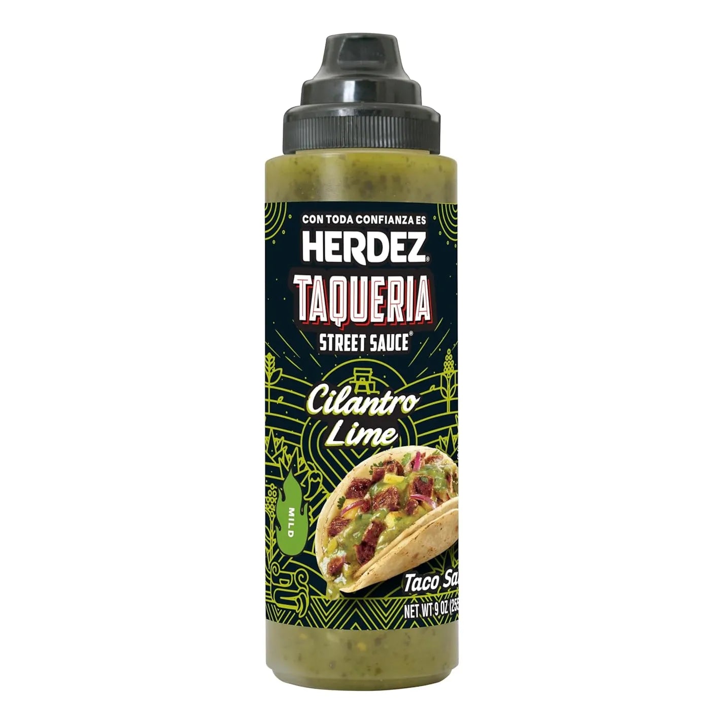 Salsa De Tacos Con Cilantro Y Lima Herdez Taqueria Street Sauce Paquete De 8 Botellas De 9 Onzas