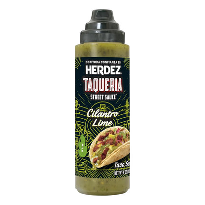 Salsa De Tacos Con Cilantro Y Lima Herdez Taqueria Street Sauce Paquete De 8 Botellas De 9 Onzas