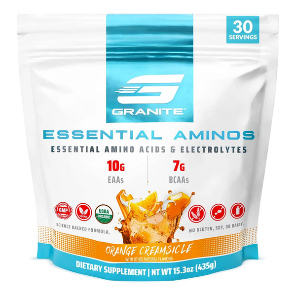 Aminoácidos En Polvo Sabor Crema De Naranja Eaa 7.6 Gramos Bcaa 30 Porciones