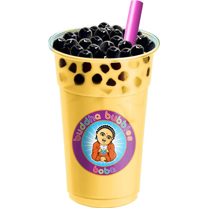Té De Burbujas Sabor Frutas Tropicales 500 Ml Con Perlas De Mango