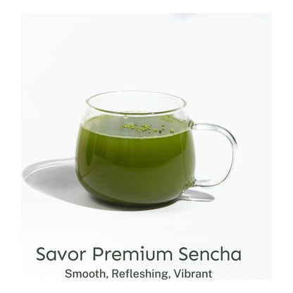 Té Verde Descafeinado Orgánico Sencha En Polvo 100 Porciones Antioxidante