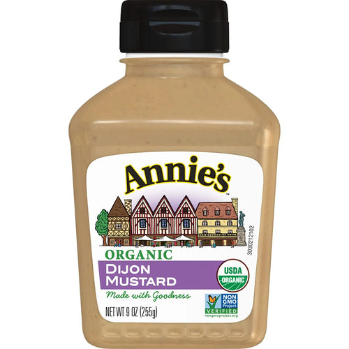 Mostaza De Dijon Organica Annie 9 Onzas Sabor Intenso Y Natural