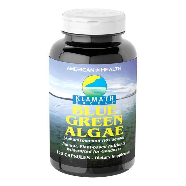 Algas Verdes Azules Klamath Shores 120 Cápsulas Superalimento Rico En Fitonutrientes