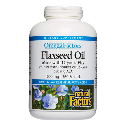 Aceite De Linaza Omega 3 6 9 360 Capsulas Blandas Salud General