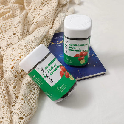 Gomitas Ashwagandha Con Vitamina D2 Para Estrés Y Estado De Ánimo Natures Key 120 Unidades