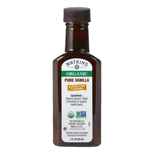 Aromatizante Orgánico Puro De Vainilla 59 Ml Sin Alcohol Watkins