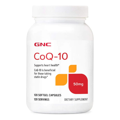 Coq10 50mg Apoyo Salud Corazón 120 Cápsulas