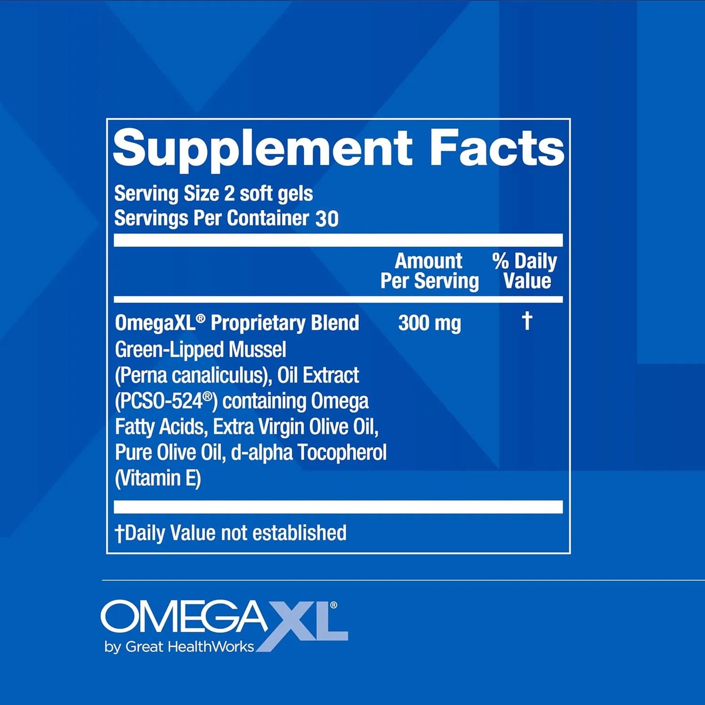 OmegaXL Suplemento Articular Natural Aceite Mejillon Labios Verdes 60 + 30 HeartXL