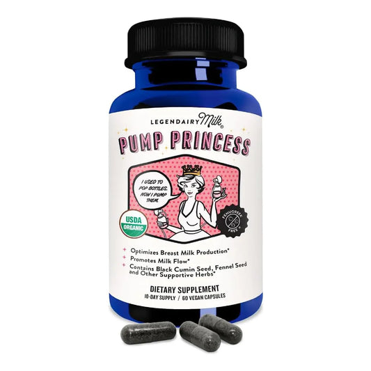 Suplemento Lactancia Legendairy Milk Pump Princess Aumenta Suministro Leche Natural