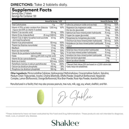 Multivitaminico Vita Lea Men Shaklee Salud Cardiaca Inmunologica Osea