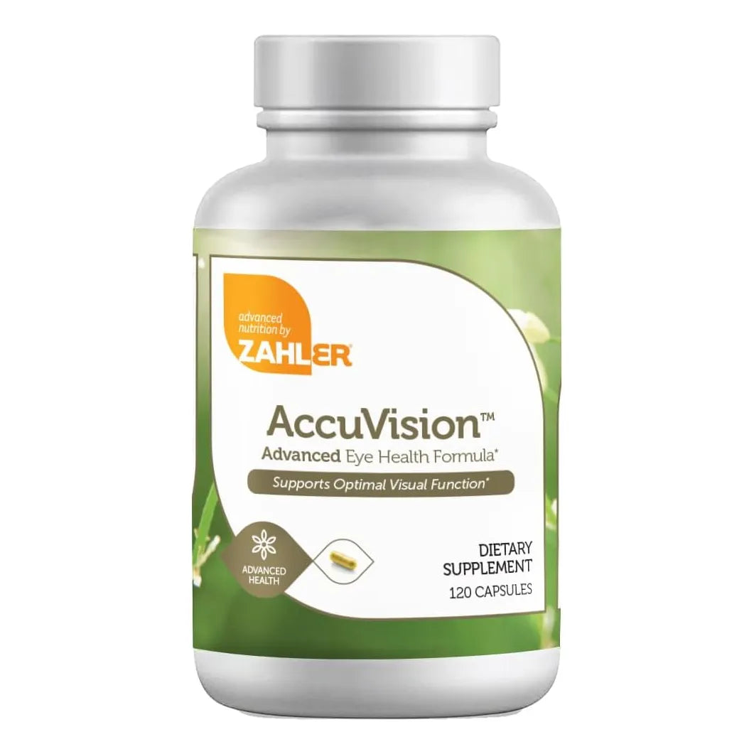 Zahler AccuVision Fórmula Avanzada Salud Ocular 120 Cápsulas Suplemento Dietético