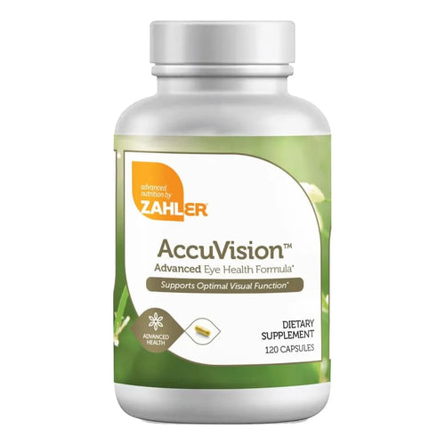 Zahler AccuVision Fórmula Avanzada Salud Ocular 120 Cápsulas Suplemento Dietético