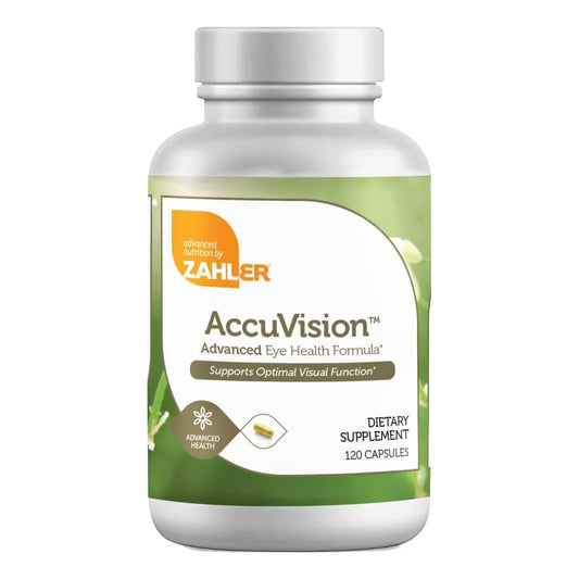 Zahler AccuVision Fórmula Avanzada Salud Ocular 120 Cápsulas Suplemento Dietético