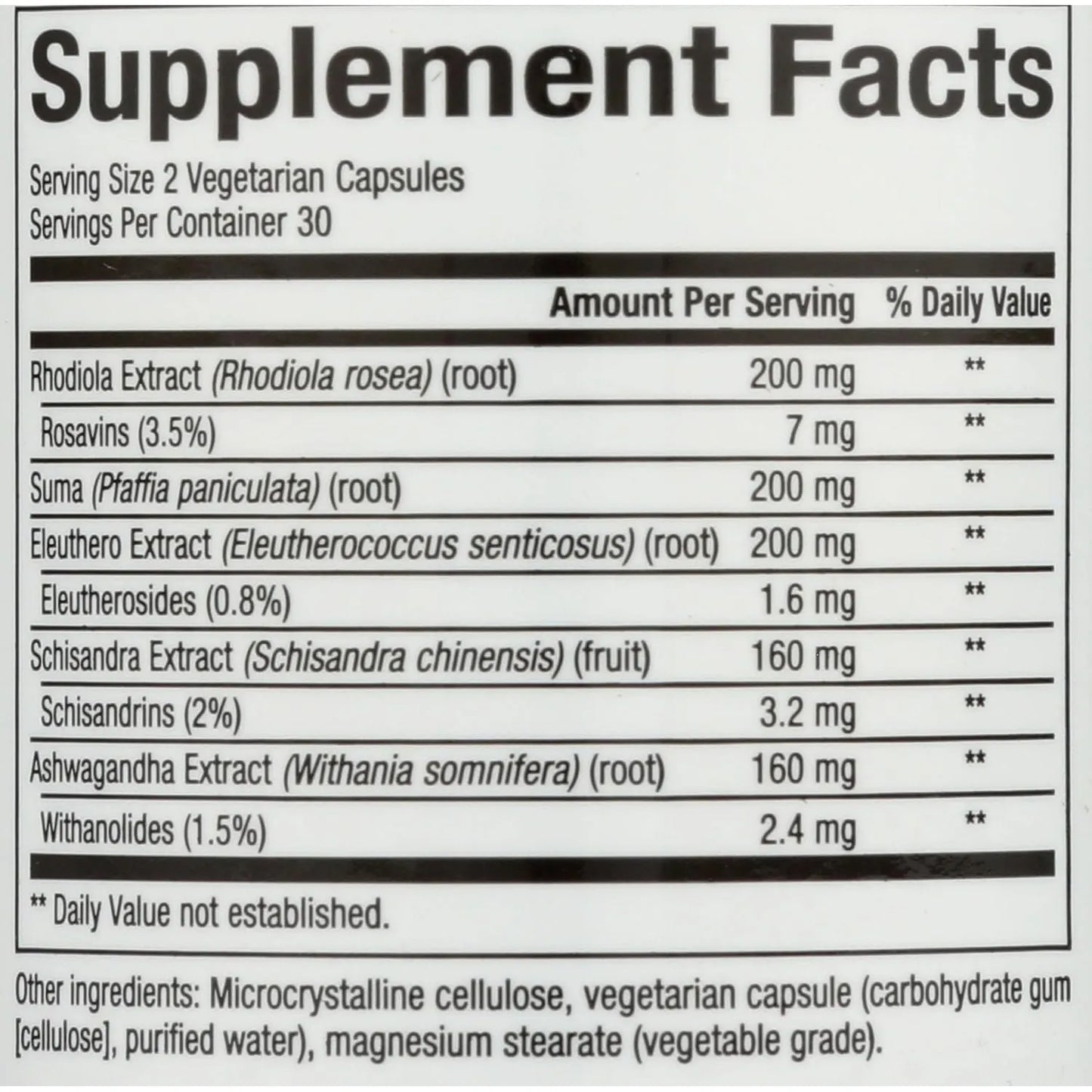 Suplemento Herbario WomenSense AdrenaSense 60 Cápsulas Vegano Para Aliviar Estrés Y Fatiga